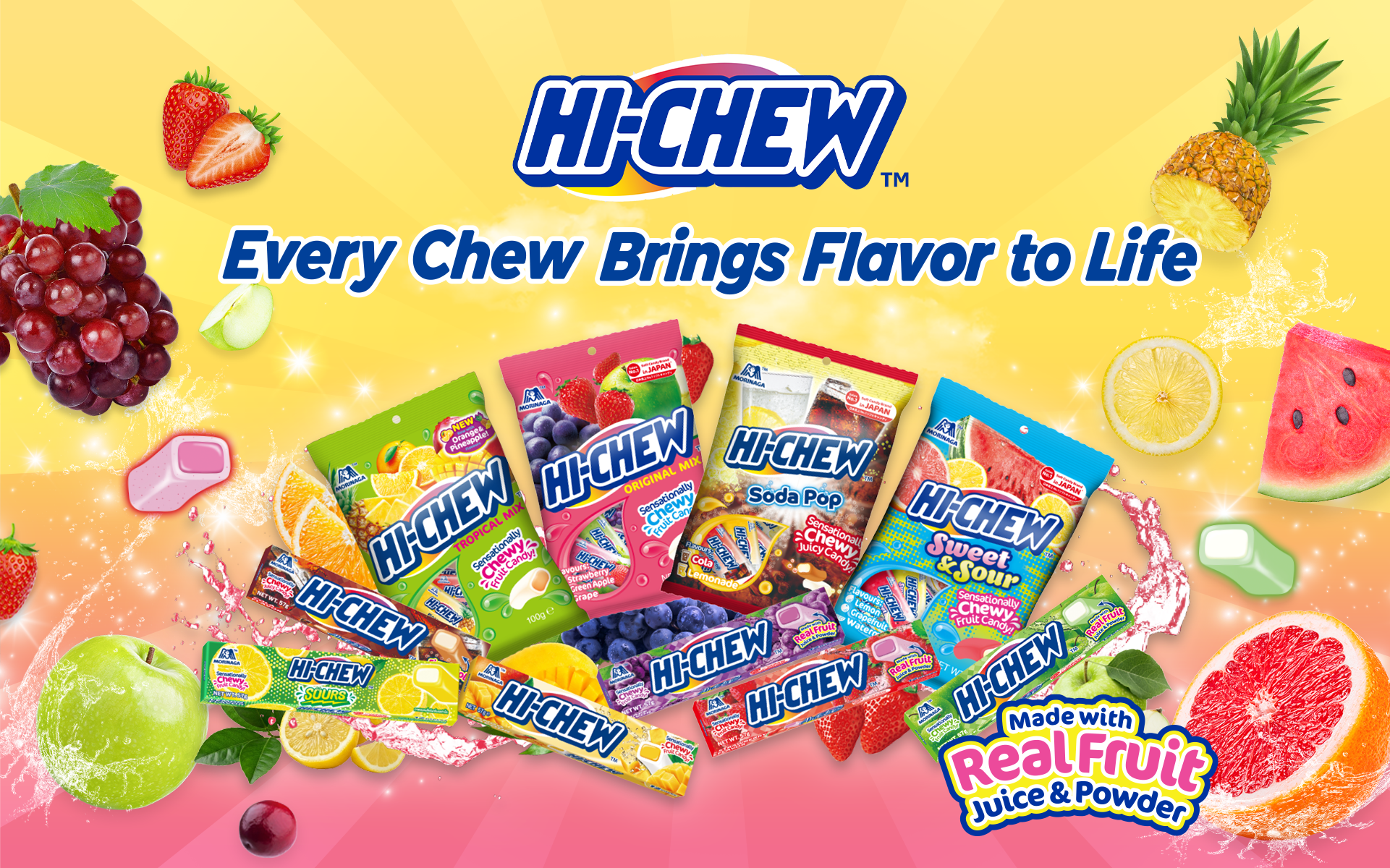 HI-CHEW banner